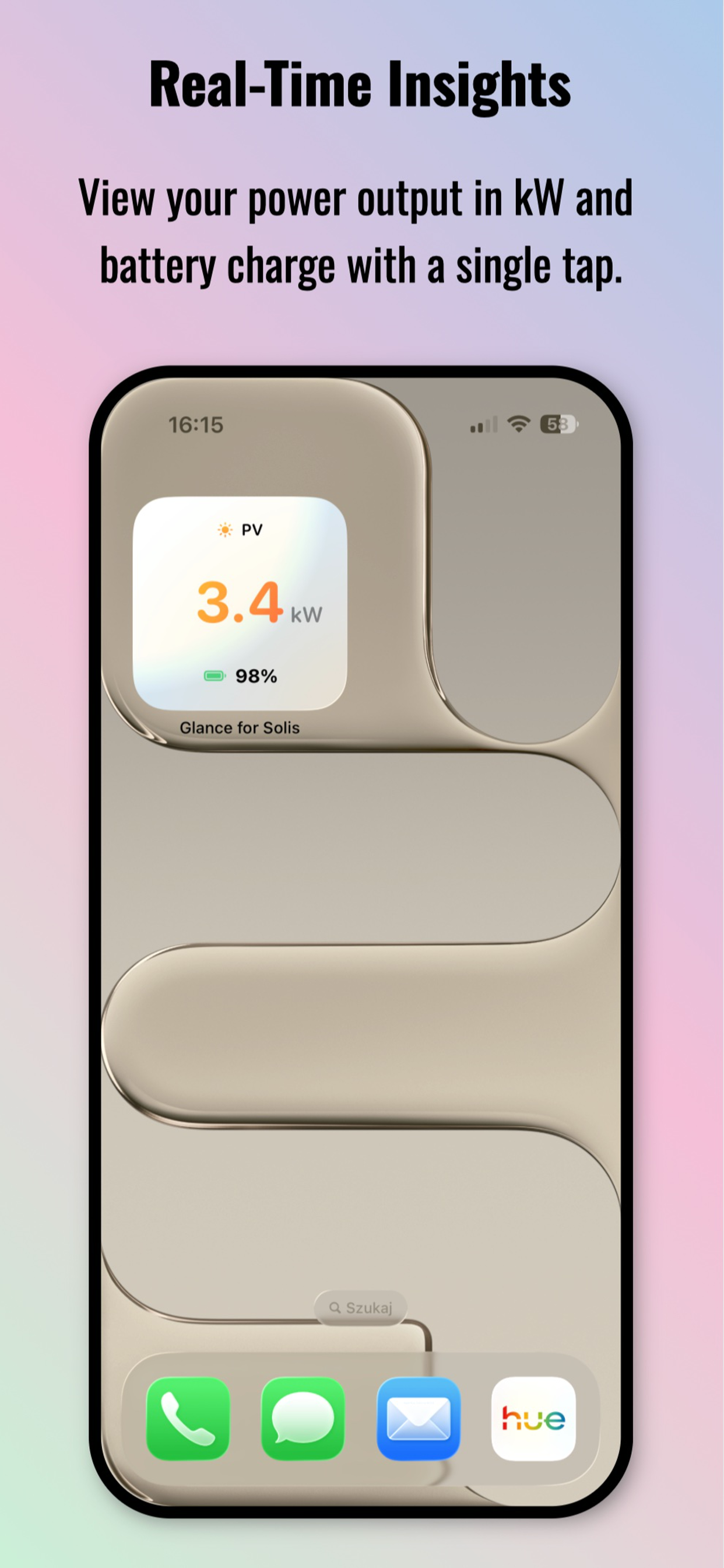Glance for Solis - Lock Screen widgets