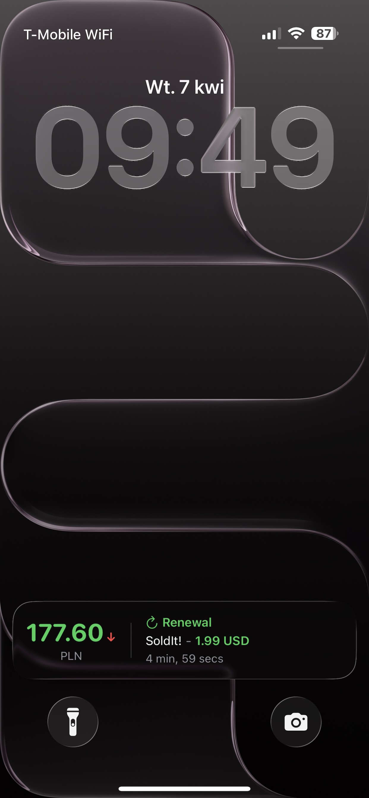 SoldIt! - Live Activities on Lock Screen